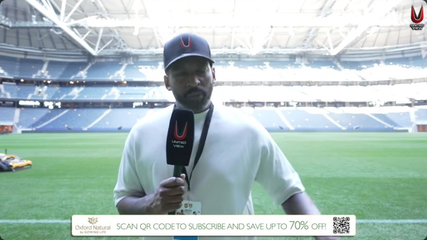 Oxford Natural advertising banner in Flex’s Leeds reaction